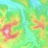 Topografische kaart Seigneurix, hoogte, reliëf
