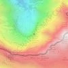 Topografische kaart La Grande Cascade de Gavarnie, hoogte, reliëf