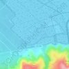 Topografische kaart el Tamarit, hoogte, reliëf