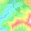 Topografische kaart Kumpur, hoogte, reliëf