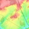 Topografische kaart Les Meuliniers, hoogte, reliëf
