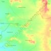 Topografische kaart Dag, hoogte, reliëf