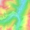 Topografische kaart Tuto, hoogte, reliëf
