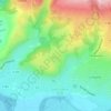 Topografische kaart La Combe, hoogte, reliëf