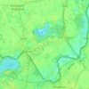 Topografische kaart Au Bon Coin, hoogte, reliëf
