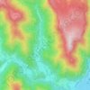 Topografische kaart Valsondrà, hoogte, reliëf