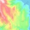 Topografische kaart Lagia, hoogte, reliëf