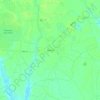 Topografische kaart Wakulla, hoogte, reliëf