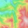 Topografische kaart Au Martinet Neuf, hoogte, reliëf