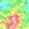 Topografische kaart Cravarezza, hoogte, reliëf
