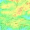 Topografische kaart La Chauvelière, hoogte, reliëf