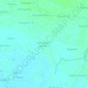 Topografische kaart Kasangany/kachacha, hoogte, reliëf