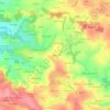 Topografische kaart Kerdrein, hoogte, reliëf