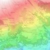 Topografische kaart Gerbore, hoogte, reliëf
