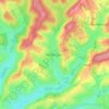 Topografische kaart Willancourt, hoogte, reliëf