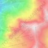 Topografische kaart Vordere Schöntaufspitze, hoogte, reliëf
