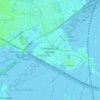 Topografische kaart Zoeterwoude-Rijndijk, hoogte, reliëf