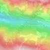 Topografische kaart Le Petit Carrey, hoogte, reliëf