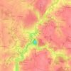 Topografische kaart La Trottinière, hoogte, reliëf