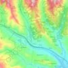 Topografische kaart Ruvari I, hoogte, reliëf