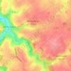 Topografische kaart Le Petit Mesnil, hoogte, reliëf