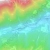 Topografische kaart Mastellina, hoogte, reliëf