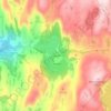 Topografische kaart Knaben, hoogte, reliëf