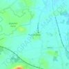 Topografische kaart Purton Stoke, hoogte, reliëf