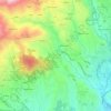 Topografische kaart Cossila San Giovanni, hoogte, reliëf