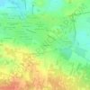 Topografische kaart Les Amandiers, hoogte, reliëf
