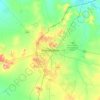 Topografische kaart Bloemfontein, hoogte, reliëf