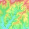 Topografische kaart Rachecourt, hoogte, reliëf