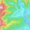 Topografische kaart Alano di Piave, hoogte, reliëf