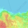 Topografische kaart Läppe, hoogte, reliëf