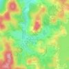 Topografische kaart Montelesme, hoogte, reliëf