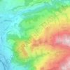 Topografische kaart Schwendibach, hoogte, reliëf