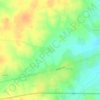 Topografische kaart Каредж, hoogte, reliëf