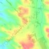 Topografische kaart Espagne Nord, hoogte, reliëf