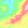 Topografische kaart Fuente del Conde, hoogte, reliëf