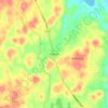 Topografische kaart Balloo, hoogte, reliëf