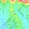 Topografische kaart Le Puy de Mery, hoogte, reliëf