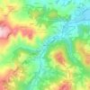 Topografische kaart Benale, hoogte, reliëf