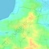 Topografische kaart Nantilly, hoogte, reliëf