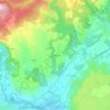 Topografische kaart Mondafonne, hoogte, reliëf