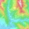 Topografische kaart Giustagnana, hoogte, reliëf