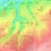 Topografische kaart Cul-du-Qu'vau, hoogte, reliëf