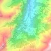 Topografische kaart Stöckalp, hoogte, reliëf