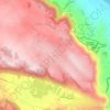 Topografische kaart Selva, hoogte, reliëf