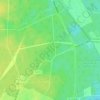 Topografische kaart Caseuil, hoogte, reliëf