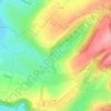 Topografische kaart Mehachamp, hoogte, reliëf